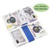 Autres fournitures de fête de fête 50% taille Prop argent imprimé jouets UK livre GBP britannique 50 copie commémorative billets en euros pour les enfants C Dhuxt