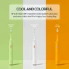 Elektrische tandenborstels Vervangingskoppen Mornwell Sonische tandenborstel T32 USB-oplaadbare oplaadbare volwassen waterdichte elektronische tand 2 borstels YQ240124