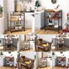 Kitchen Furniture Bar Cart 3-Tier Wedding Anniversary Housewarming Home Kitchen Coffee Drop Delivery Home Garden Furniture Home Furnit Otxyl