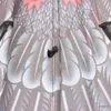 Drake tillbehör 1 st stor färgglad regnbåge drake lång svans nylon utomhus 30 m surf barn leksaker flygande barn med drakar utomhus linje för barn