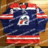 Maglia da hockey personalizzata James 5XL 6XL Wayne Gretzky # 99 Maglie da corsa di Indianapolis cucite Bianco Blu Taglia XXS-6XL Qualsiasi nome e numero Top Qu