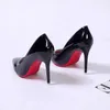 Sapatos de vestido de salto alto apontou toe stiletto vermelho moda feminina sapatos de salto alto raso sapatos de salto alto lolita