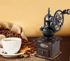 Mills klassisk trämanuell kaffekvarn kaffebönor kryddverk