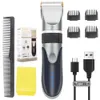 Professionell hår Clipper Electric Barber Hair Trimmers för män Vuxna barn trådlösa laddningsbara hårskärmaskin hårstrim 240124