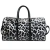 TOTES BAG Women Pu Leopard Printing Designer torebki 44 cm Przezroczysty bagaż bagażowy Bag289d