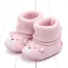 First Walkers Autumn Cartoon Wool Shoes Baby Toddler Anti-Slip Wholesale 0793