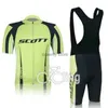 남성용 트랙 슈트 2024 Scott Cycling Jersey Set Men New Summer Cycling Clothing Road Bike Shirts Suit Bicyc Bib Shorts MTB Ropa Ciclismo Mailloth24123