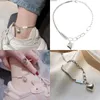 Anklets Smooth Love Anklet Women Design Personalizedwork Jewelry Alphabet Bracelet Retro Drop Delivery Otwdq