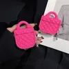 Handyhüllen Cartoon Rosa Ledertasche für Apple AirPods 1 2 3 Pro Hülle Drahtlose Bluetooth-Kopfhörer-Ladebox Tasche für Airpods Leder