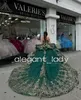 Verde Esmeralda Sparkly Princess Quinceanera Dresses Off Shoulder Luxury Gillter Applique vestidos de 15 quinceanera 2024