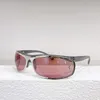 Gafas de sol de diseñador de moda, montura metálica de policarbonato, gafas de sol de gama alta para mujer, fiesta de conducción, playa, Rocket con gafas de sol UV400