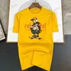 Men's T-Shirts Fashionable Duck Print Summer High Quality T-shirt Men Women Cotton Short Sleeve Casual Fashion Tees Oversized Streetwear T240124