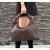 Enkele grote Hop Totes Designer Tas Dames Portemonnees Tassen Vbottega Schouder Nieuw Leer Geweven Kant Grote Capaciteit Zachte Hand-held Pols Onderarm Handtassen E38J