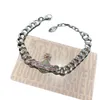 Nice Saturn Bracelet planet Charm Bracelets for elegant Men Women punk Bracelets Fashion Designer Jewelry Accessories Diamond Silver Chain Bangle Best gifts