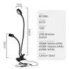 Skrivbordslampor DC5V USB LED -skrivbordslampor Dimble LED Selfie Beauty Lamps Flexibel USB Mirror Lighting 10W 12W Läslampa för Tik Tok Live Show YQ240123