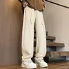 Pantaloni da uomo 4 colori pantaloni sportivi moda stile coreano 2024 primavera grigio pantaloni larghi larghi a gamba larga Harem coppie pantaloni casual a gamba dritta