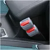 Autres pièces automobiles 2 pcs 3 couleurs voiture ceinture de sécurité clip extension sécurité ceinture de sécurité serrure boucle bouchon épais insert douille livraison directe Automobi Oteno