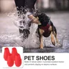 Hondenkleding Overschoenen voor huisdieren Schoenen Regen Rubber Beschermende waterdichte laarzen Praktisch Puppy Handig voor buiten