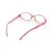 Montature per occhiali da sole Ragazzi Montatura per occhiali Dimensioni in silicone 43mm Senza viti Occhiali ottici flessibili sicuri per ragazze Bambini pieghevoli