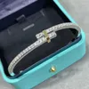 Bracelet de marque en argent Sterling 925 pour femmes, bijoux de marque, à la mode et luxueux, cadeau d'anniversaire de fête