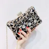 2020 Fashion Women Evening Clutch Bag Handväskor Kvinnlig Day Clutch Wedding Polse Party Bankett Pink Gold Black Chain Shoulder BA238W