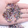 Tırnak Sanat Süslemeleri Yarım Yuvarlak Boncuk Yüzleri Birçok Renk 2mm 10000 PCS Akrilik Rhinestones DIY Craft Backpack Giyim