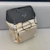 Mens Designer Sackepack Femmes Double Sacs Sacs d'écoles en nylon Travelt Climb Back Packs Triangle Handbags 2 Colors323W