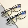 YIMARULI, gafas grandes cuadradas de moda ultraligeras TR90 para ordenador, gafas graduadas ópticas con luz azul, montura para hombres LG8026 240118