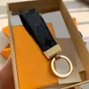 Designer keychains multicolor key chain High quality 1 1 women men brown leather bag wallet lanyard plated gold accessories dragonne keychain letter111