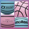 2023 Molten Basketball Official Size 7 Pink Basketball Soft and Su tble PU Outdoor Indoor Training Game Men's Basketball 240124