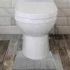 Coprisedili per WC 2 pezzi Tappetino a rimbalzo lento a forma di U Cuscino per piedi a forma di U per bagno a forma di terra Tappetino in cotone antiscivolo