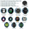 Samsung Galaxy Watch 6 5 4 Classic 43mm 47mm 40mm 44mm 44mm 5pro 45mmストラップ用クイックフィットステンレス鋼ストラップ