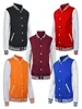 Vanlig tom Letterman Jacket Varsity College Team Uniform Custom Baseball Men Orange Navy Blue Maroon Red2420752