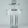 High quality Tall 3 floor metal flower stand wedding table display centerpieces for home decoration