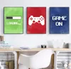 Videogioco Wall Art Canvas Painting Gaming Room Decor Poster e stampe Immagine astratta di opere d'arte per la decorazione della camera dei ragazzi8710425