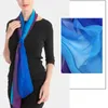 Scarves Lradient Color Solid Compan Women Foulard Long Shawl و Wraps Summer Bandana legant Hijab 160x50cm