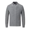 Mens Cashmere Knigan Cardigan Half High Collar Zipup Płaszcz wełniany jesień Zima Fit Gruby swetry Mężczyzna kurtka 240123