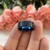 Band Stockerble Tungsten Steel Ring 8mm Promise Finger Trendy Wedding Band Men Women Jewelry Comfrot Fit