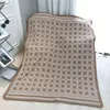 Deigner Blanket First Class Gridding Pattern Cashmere Blanket 800g Coral Blanket Air Conditioning Room Blanket Camping Decorative Sofa Blanket