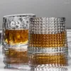 Tea Cups 160ml Transparent Brandy Cup Thicken Wine Glass Whisky Creative Drinkware Drinking Bottle Flat Bottom Bar Party