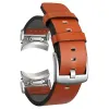 No Gaps Leather Band for Samsuang Galaxy Watch 6 5 4 40 44mm Quick fit Magnetic Buckle 43mm 47mm Strap