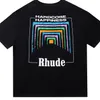 RH Designers mens rhude Embroidery T Shirts For summer Mens tops Letter polos shirt Womens tshirts Clothing Short Sleeved large Plus Size 100% cotton Tees Size S-XL 11