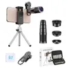 Telescopes APEXEL 22X Phone Camera Lens Kit 4 in 1 Telescope Zoom Macro Lens Fisheye Wide Angle Lente For iPhone Samsung Other Smartphones YQ240124