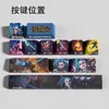 Teclados Teclados Jinx keycaps League of Legends keycaps OEM Perfil 12 teclas PBT dye sub keycaps YQ240123