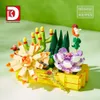 Magnetic Blocks Immortal Flower Potted Ornaments Succulents Model Building Brick Assemble Bricks Toy Kid Adult Holida Christmas Giftsvaiduryb