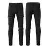 Millennial Jeans Designer Mens Design Skinny Color Long Hippy Adelivi hippy ricami slim fit denim pantaloni da strada dritti pantaloncini all'ingrosso 28-404