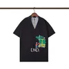 24 Роскошная дизайнерская рубашка Мужская модная геометрическая рубашка для боулинга с буквами Гавайский цветок повседневная рубашка Мужская облегающая универсальная футболка с коротким рукавом