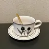 Tazze Tazza con regalo a mano Tazza da tè Tazza da caffè in ceramica femminile Scatola per persone