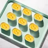 Moldes de cozimento 10pcs moldes de queijo liga de alumínio molde oval mousse pão bolo com 100pcs forro ferramenta de papel