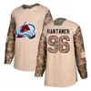 Colorado Çığ Camo Veterans Günü Uygulama Formaları 29 Nathan Kinnon 8 Cale Makar 92 Landeskog Özel Numarası Herhangi bir İsim Hokey Jersey